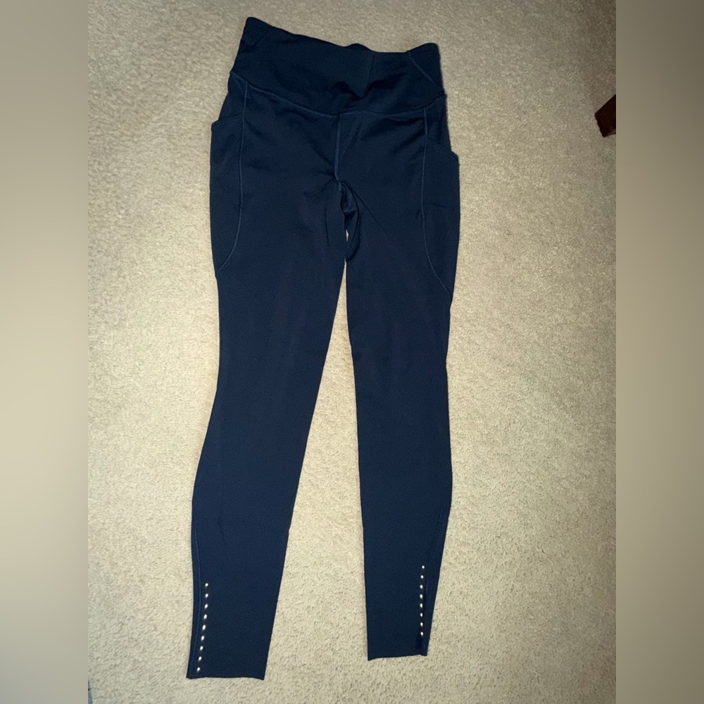 Lululemon High Rise HR Fast & Free Tight Pocket Legging 28” True Navy 8